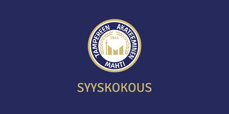 Tampereen Akateeminen Mahdin Syyskokous 2025 / Autumn General Meeting 2025 of the Tampere Akateeminen Mahti