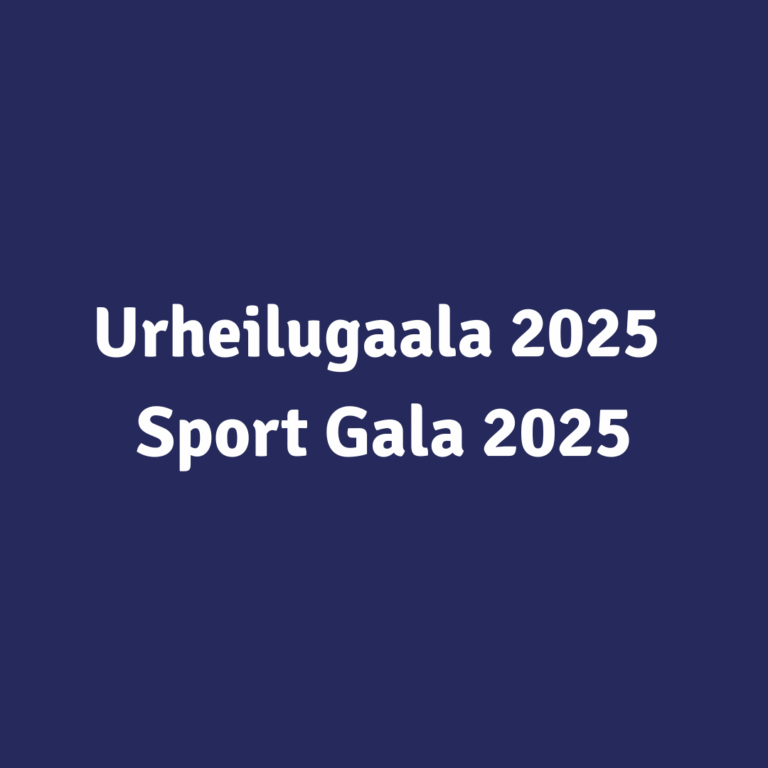 Urheilugaala 2025 // Sports Gala 2025