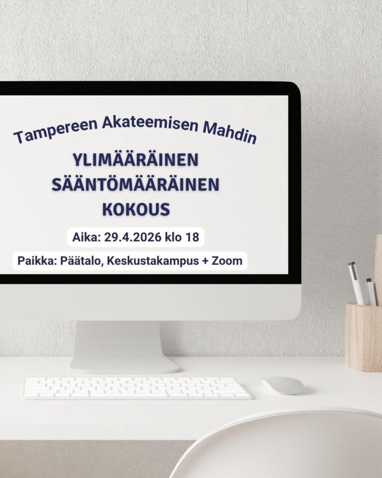 Ylimääräinen sääntömääräinen kokous 29.4.2026// Extra meeting 29th April 2026